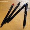 フローチューンと、ファーバーカステルのゲルインクペンが書きやすい〜