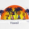 Moni Honolulu モニホノルル 【ハワイ限定・Hawaii直輸入】 日焼けスヌーピー ステッカー ホワイト Hawaii Sunset 