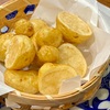 庭産ジャガイモの揚げたの