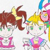 まなつ/キュアサマーとマルチ&一歌のイラスト！