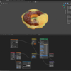 【100日モデリング】64日目~ドーナツ~