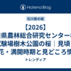 【2026】石川県農林総合研究センター林業試験場樹木公園の桜｜見頃・開花・満開時期と見どころ情報