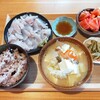 家守とカサゴの刺身定食