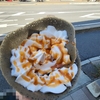 幕張駅周辺のスイーツ：クレープシズネでボリューム満点クレープを食べる