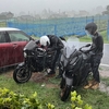 安曇野　大雨洪水警報
