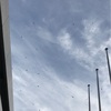 大翼雲を散らして冬の空（あ）