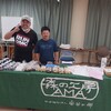 出張販売　/　ミルクフランス用のパン　ブルーベリーの選別　セミの抜け殻