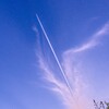 飛行機雲～つくば市とその周辺の風景写真案内（４３８）