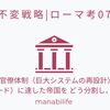 【不変戦略|ローマ考07】 四帝分治制と官僚体制（巨大システムの再設計）： 処理限界（オーバーロード）に達した帝国を どう分割し、再起動するか