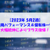 【株式】週間運用パフォーマンス＆保有株一覧（2023.5.12時点） 大幅続伸によりプラス復帰！