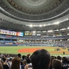 京セラドームで野球観戦