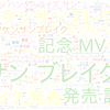 　Twitterキーワード[マツケンサンブレイク]　06/30_09:00から60分のつぶやき雲