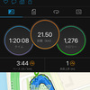ペース走21.1km