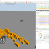 ようやくJavaScriptで物理エンジンつかってオリジナルのコードが動かせつつある