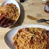 今日の晩御飯　くたくたでパスタ