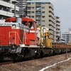 工7281レ・9294レ・工7283レなど in旧小名木川駅・旧小名木川駅-越中島貨物・越中島貨物・締川踏切・尾久車両センター