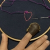 子どもの手芸用に指抜きを作りました