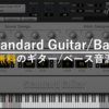 【DTM用フリー音源】Standard Guitar・Standard Bassの紹介【ギター・ベース】