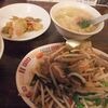 ニラレバモヤシ炒めランチ＠福楼