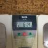 今朝の体重