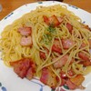 新宿の老舗名店「あるでん亭」で本場イタリアのカルボナーラを食べる。クリームではなく具材の主張が強い逸品！二倍盛りでお腹も心も満足です。