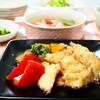 ♪サバ缶とトマトのパン粉焼き＆鶏のから揚げ献立♪