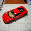 フジミ フェラーリ458イタリア。作成中。