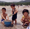 弓ヶ浜で海水浴（1992年／夏）
