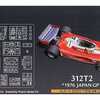 今プラモデルの1/20 フェラーリ 312T2 ”1976 日本GP”にいい感じでとんでもないことが起こっている？