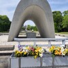 原爆忌の日の墓参り