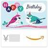 Amazonギフト券 Eメールタイプ - 誕生日(鳥)