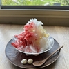 かき氷。いちばん暑いときにたべた