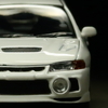 【ミニカーレビュー】 Motorhelix 1/64 - Mitsubishi Lancer Evolution IV GSR(White)