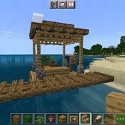 ボートで外出したときの目印に船着き場の作り方 マイクラ Sくんのminecraft