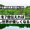 ノロマな僕の成長日記　4/26