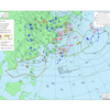 1/28土曜　雨風治まる朝も海上はgale warning