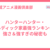 ハンターハンター・ゾルディック家最強ランキング！強さ＆強すぎの秘密も