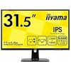 iiyama モニター ディスプレイ XB3270QS-B1 (31.5インチ/WQHD(2560x1440)/IPS/DisplayPort,HDMI,DVI-D/昇降/3年保証)