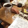 松屋のコーヒーでコーヒーの入れ方を教わりました。