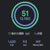 歩数対決