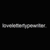 lovelettertypewriter