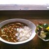 ソーキカレーと島ぶどうのサラダ