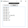 (C#)WPFでLAN内のIP(IPv4)を一覧表示する