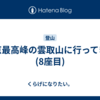 東京最高峰の雲取山に行ってきた(8座目)