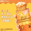 マクドナルドから「チーズベーコンポテトパイ」が新登場！たっぷり具材にとろ～りチーズ入りでやみつきになる新商品です