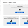 ambariでhadoopクラスタ構築
