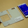 Xperia Z3 Compactレビュー・ウィンドウ付きフリップ/ブックレットスタイル保護カバー SCR26　#Xperiaアンバサダー