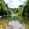 三段峡で少しだけ水遊び