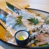 おいしいランチ♪イカの活き造り＆イカの天ぷら