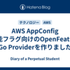 AWS AppConfig 機能フラグ向けのOpenFeature Go Providerを作りました